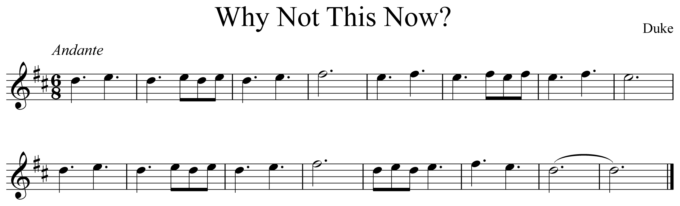 Why Not This Now Music Notation Saxophone